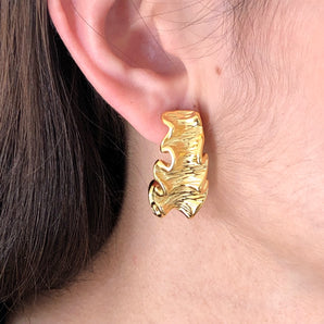 Aretes Escarcha dorada