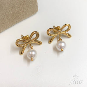 Aretes fiocco di perle